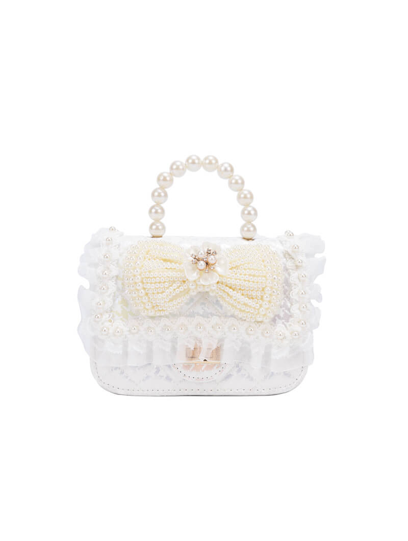 Mini sac avec nœud en perles